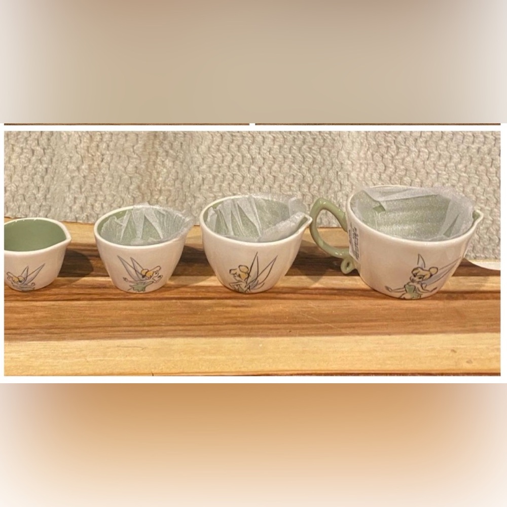 sold NWT Rae Dunn Tinkerbell set of 4 measuring Cups PRICE FIRM priced to sell